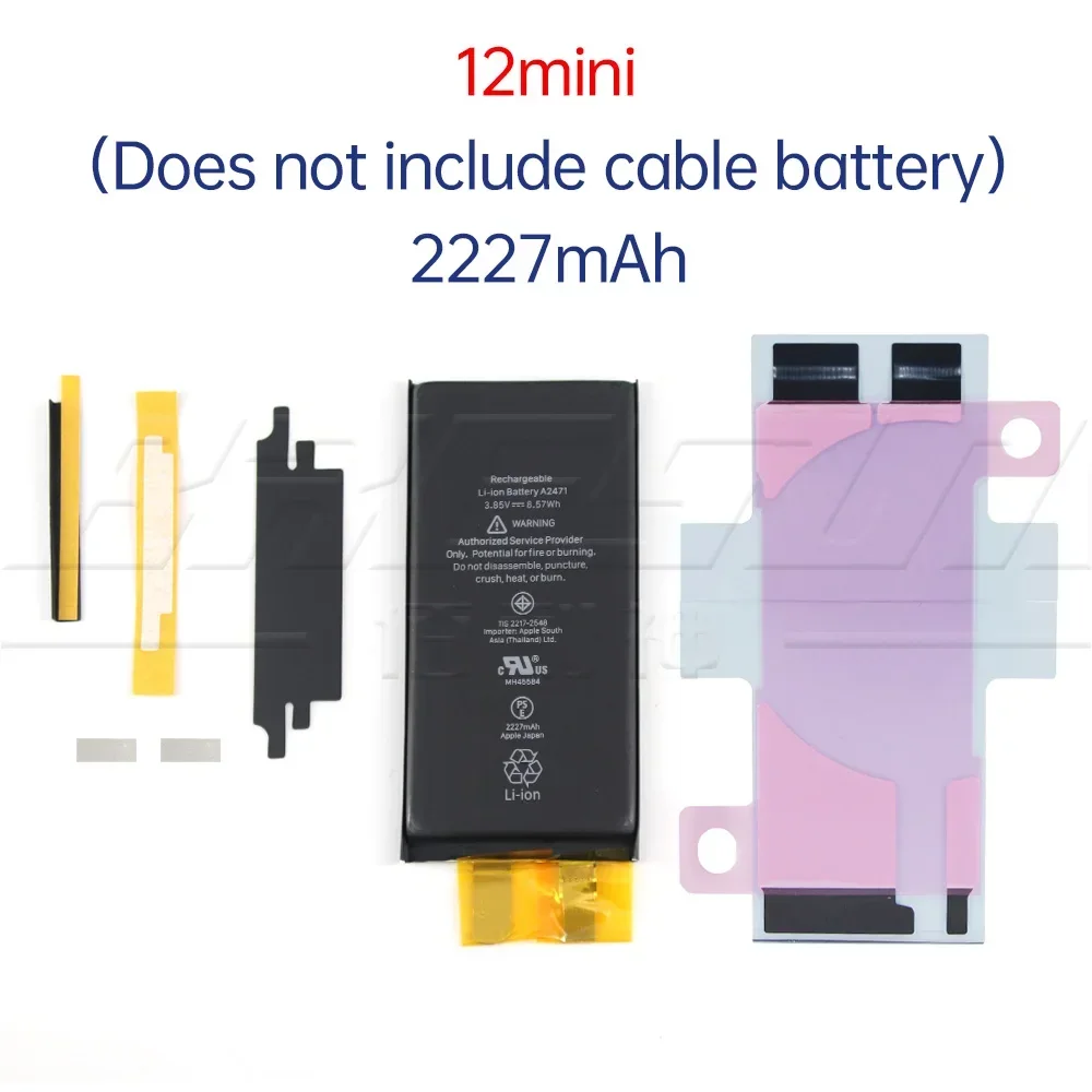 NEW Rechargeable Battery Cell No Without Flex For iPhone XR X Xs 11 12 13 14 15 Pro Max Mini SE 2 For Apple Battery Cell