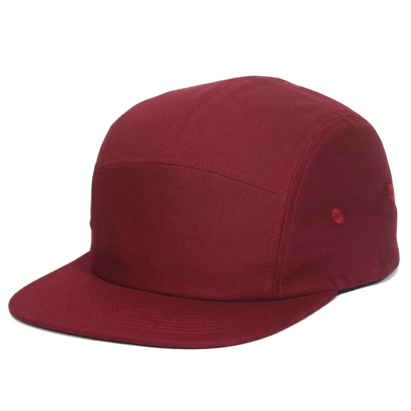 Fedoryn Custom Embroidery Flying Cap Cotton 5-panel Camping Hat Flat Brim Baseball Cap Design Print Skateboard Cap Wholesale