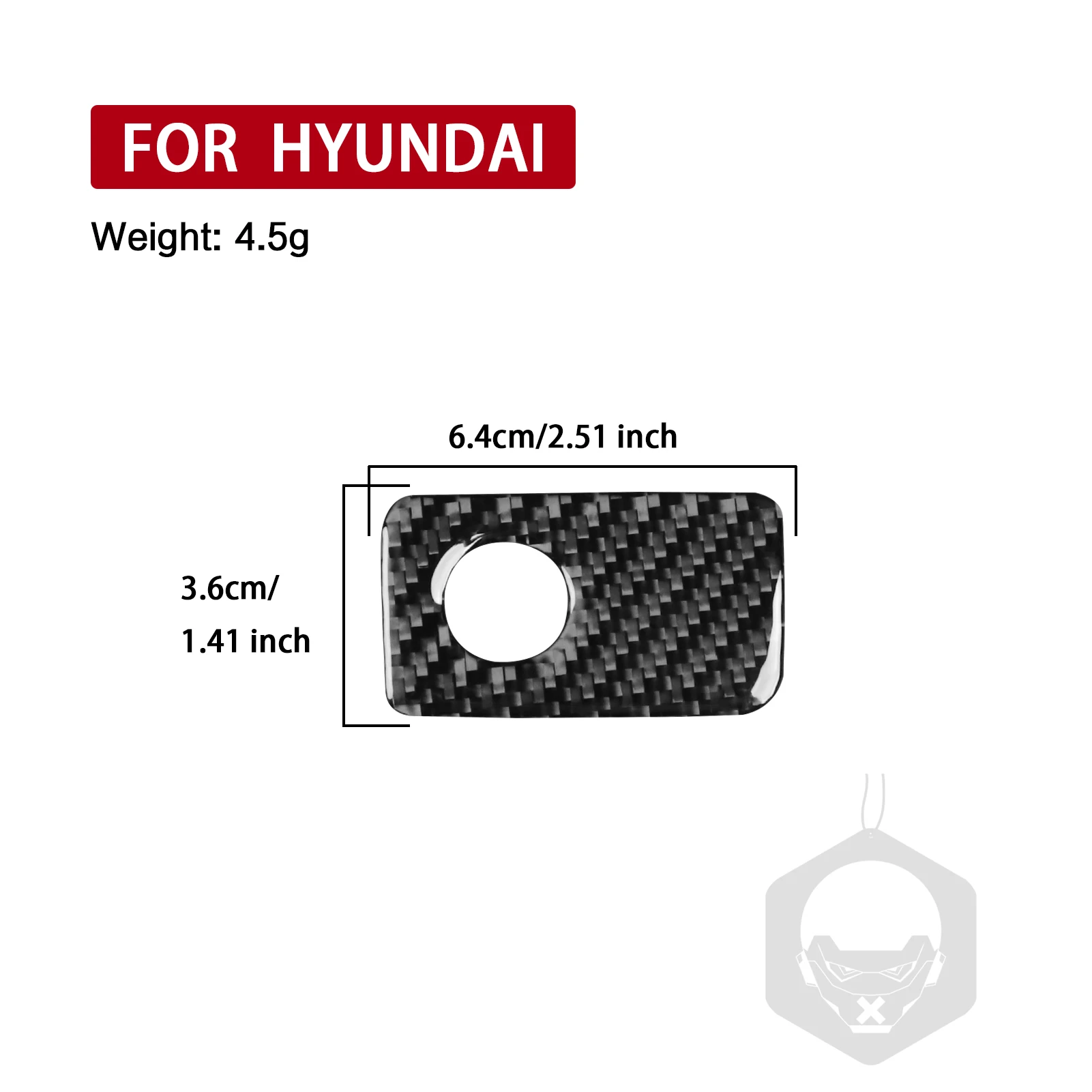 Soft Carbon Fiber Glove Box para Hyundai Sonata, Handle Frame, Decoração Interior do carro, adesivo para 9 °, 2015-2017