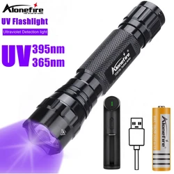 10W High Bright UV LED Flashlight 365nm/395nm Invisible Ink Marker Cat Dog Urine Tinea Ore Money Scorpion Fluorescence Light