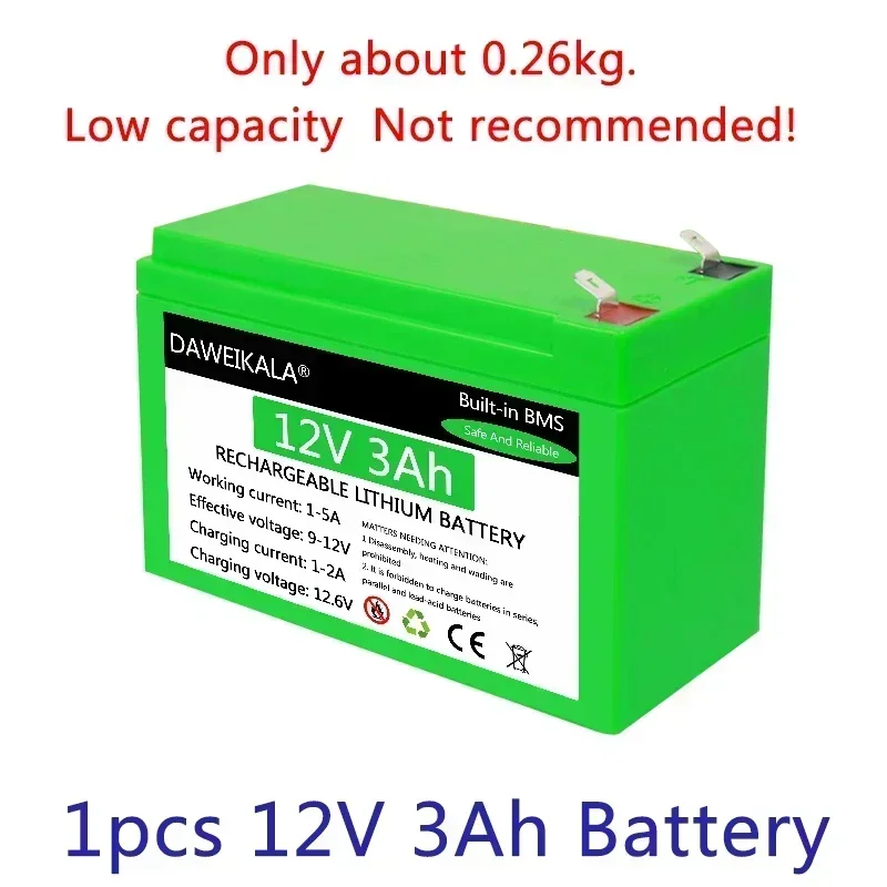 12 V lithiumbatterij 18650 batterij Deep Cycle voor kinderscooters Zonne-opslagbatterij Elektrische verlichting Buiten