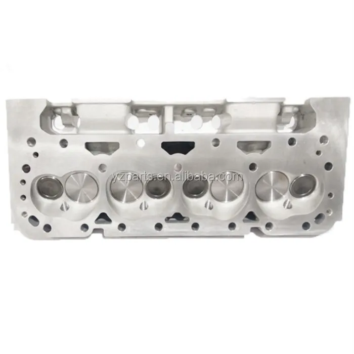 SBC V8 Complete Aluminum Cylinder Heads SBC Cylinder Head Assy For Chevy 350 190cc 64cc