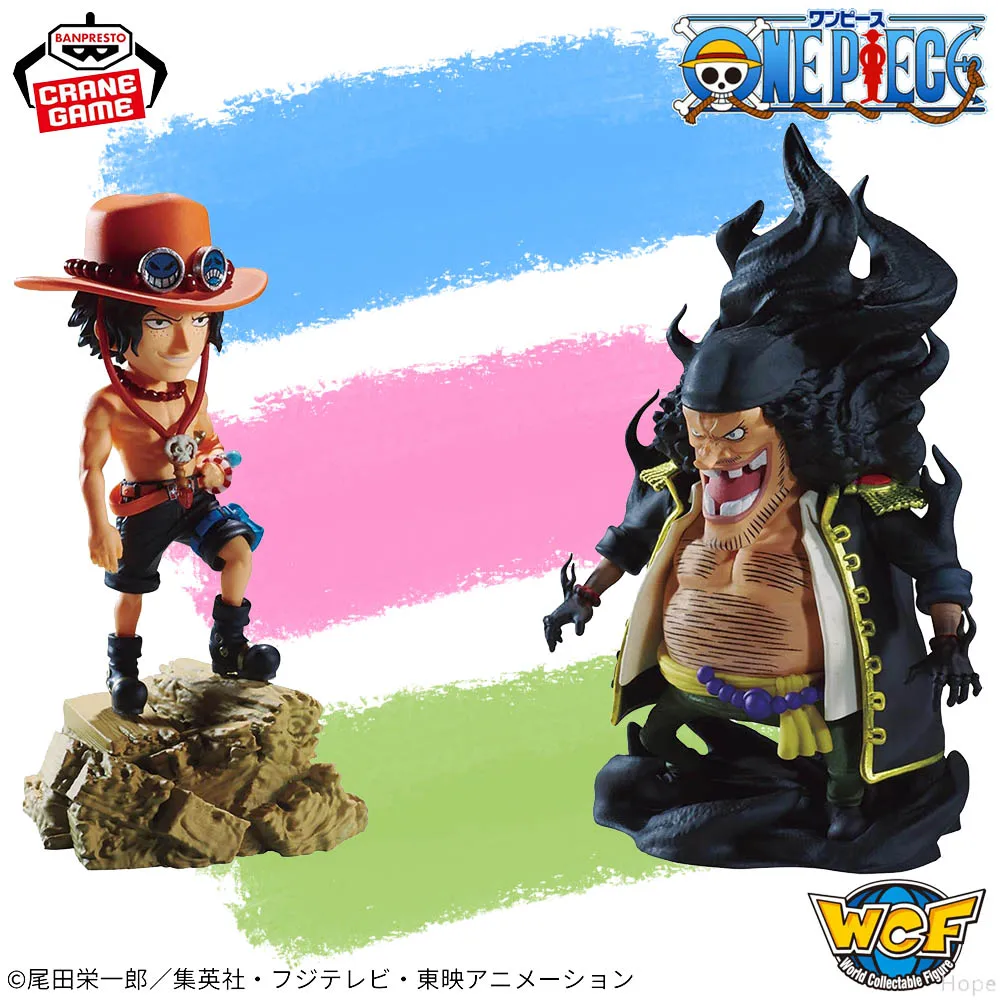 

In Stock Original BANPRESTO World Collectible Figure Log Stories One Piece Teach Portgas D Ace Figure Anime Model Genuine Toy