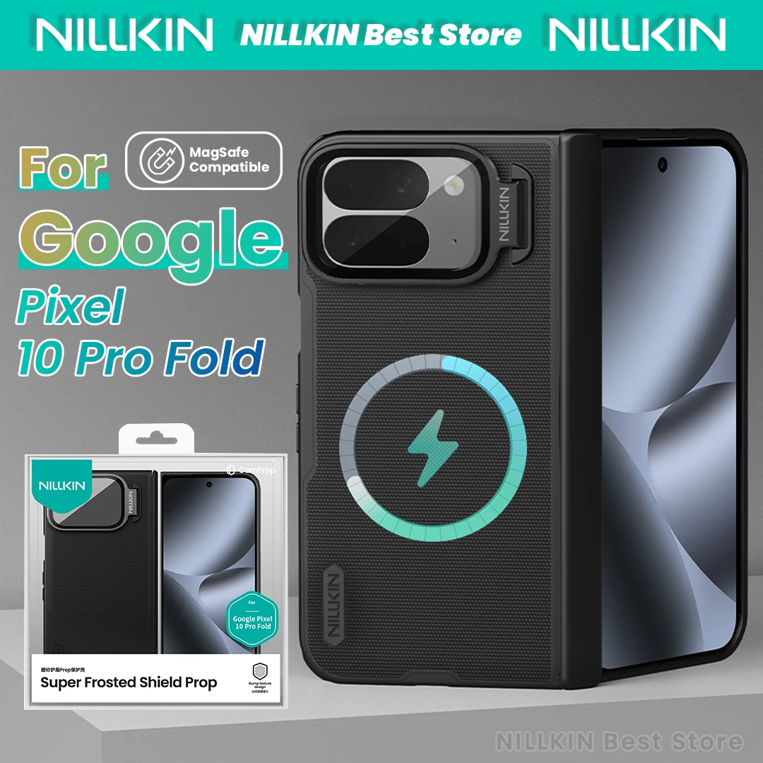 NILLKIN لجوجل بكسل 10 برو أضعاف Magsafe حافظة عدسة الكاميرا غطاء شفاف حامل Camshield الدعامة حافظة الإصدار المغناطيسي #1