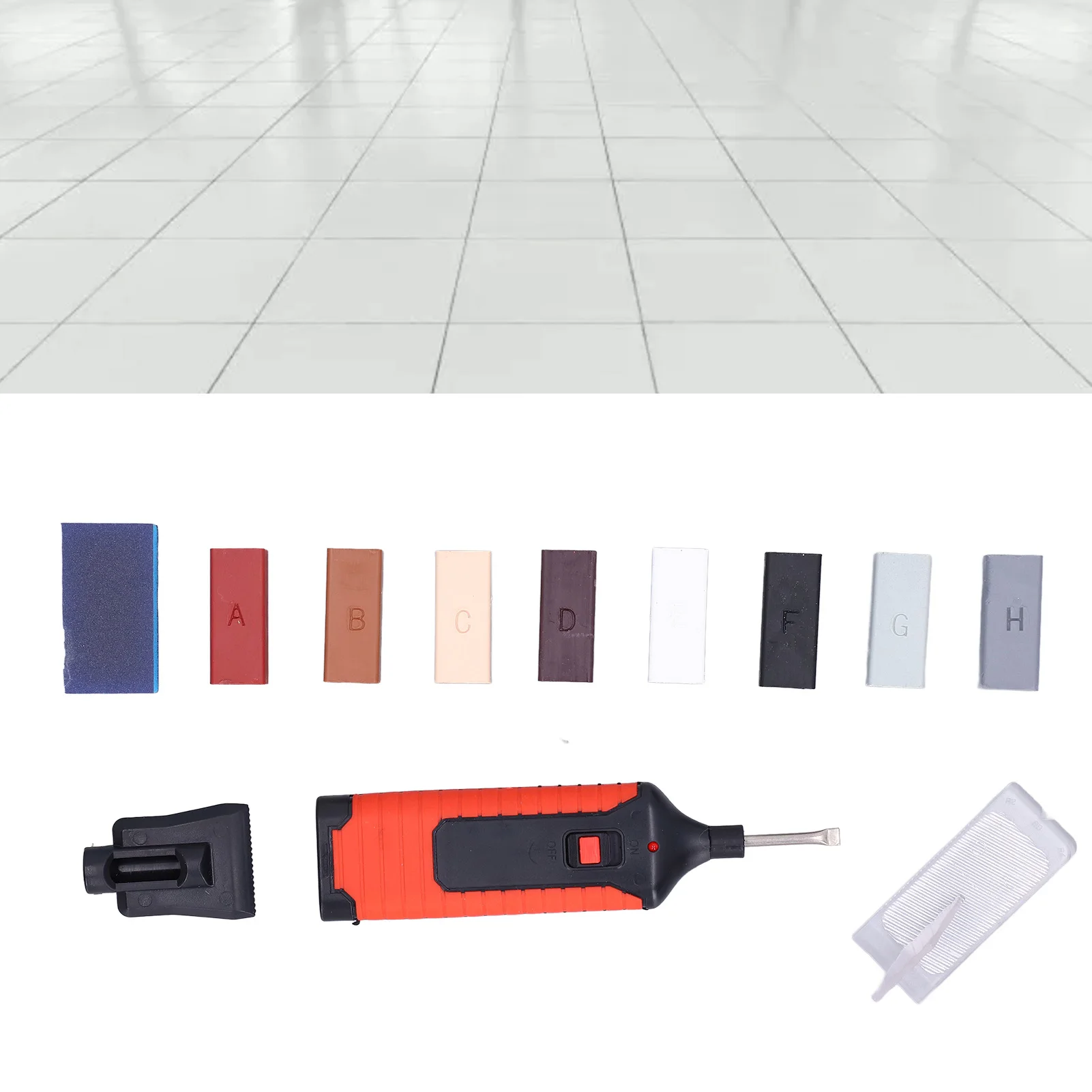 Tile Repair Electric Heating Pen Wax Block Set Crack Gaps Repairing Tools For Stone Porcelain