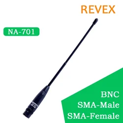 NAGOYA NA-701 2.15 dBi SMA Female Handheld Two Way Radio Antenna For Kenwood Woxun Baofeng WEIERWEI QUANSHENG HYT