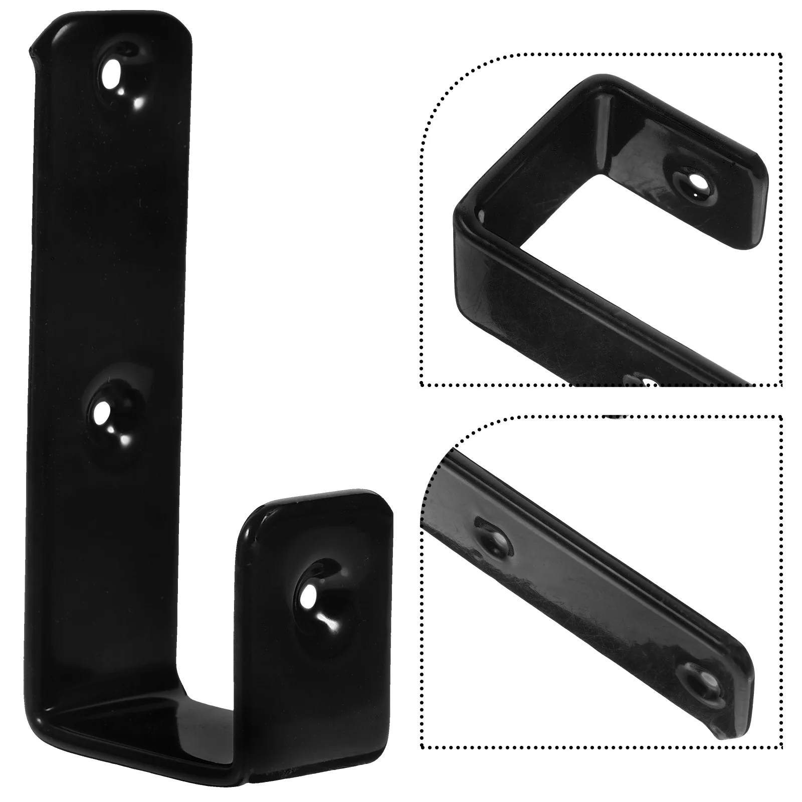 Twin Bunk Beds Rubber Coated Hook Bracket Simple Ladder Accessories Bedroom Accessory Supply Black Stairs Only Hooks Baby