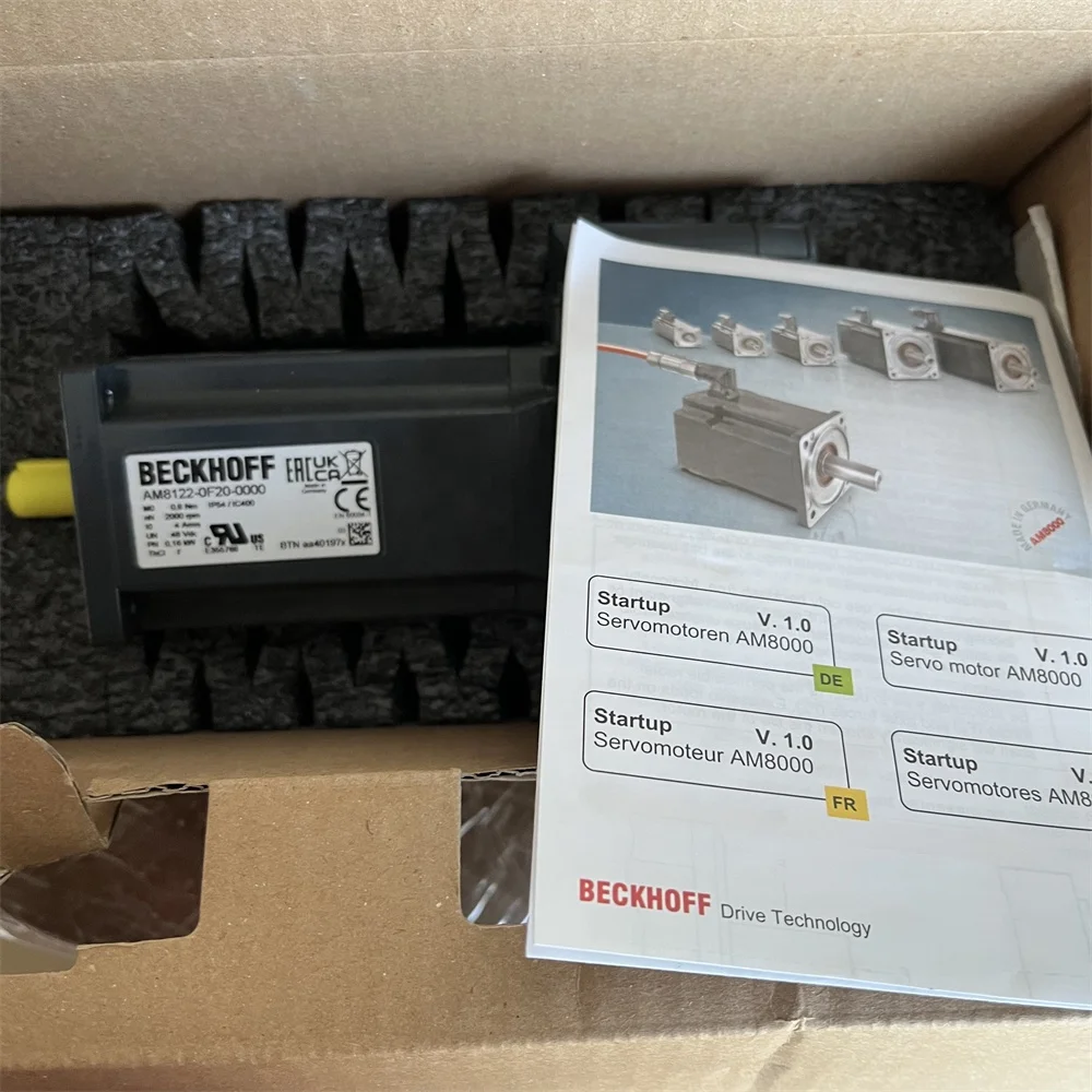 Factory direct supply BECKHOFF low-voltage servomotor AM8122-0F20-0000