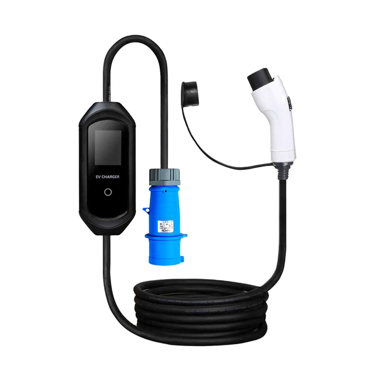 Portable Electric Vehicles Charger 3.5kw 7kw Gb/t Ev Charger 32amp Gbt Charger With Eu Plug