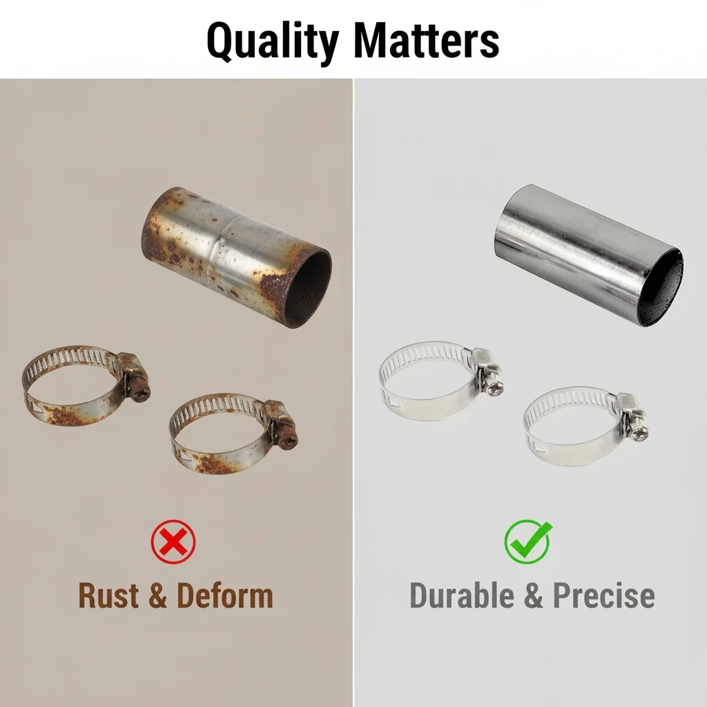 Connecteur de tuyau d'échappement de chauffage Diesel avec pince, tuyau de ventilation de gaz 24mm, accessoires RV pour chauffage de stationnement Diesel Webasto Eberspacher