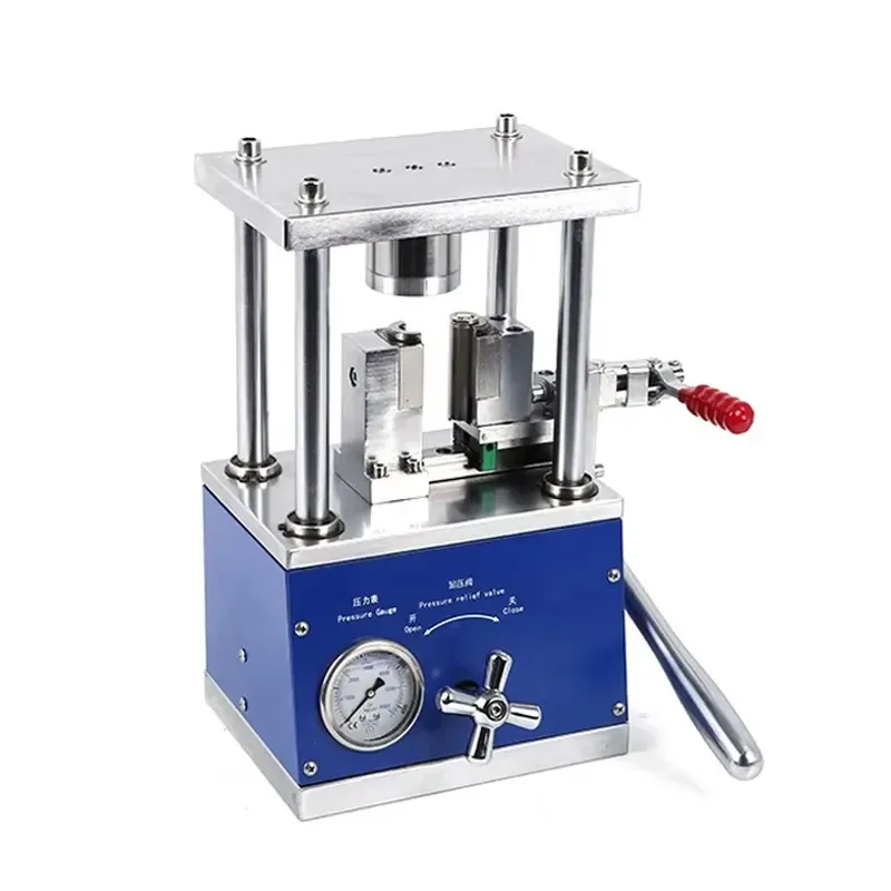 18650 Cell Crimper Manual Hydraulic Cylinder Sealing Machine Battery Crimper Lithium Ion Battery