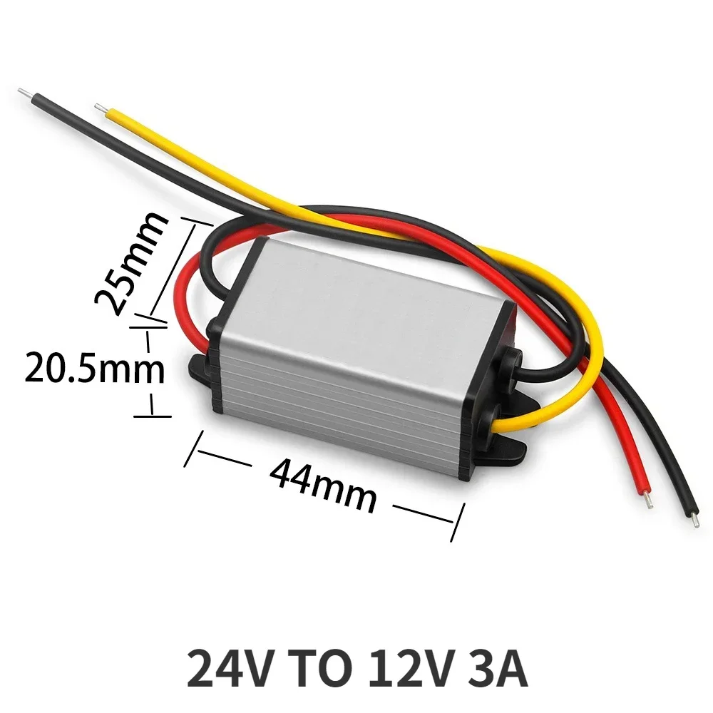 24V zu 12V Wandler Step Down 24V 12V wasserdichtes Modul DC DC 1a-5a Buck Modell Konverter