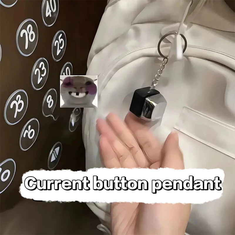 1/2Pcs Creative Electric Keyboard Keychain Novelty Prank Toys Shocking Handshake Street Trick Joke Props Halloween Funny Toy