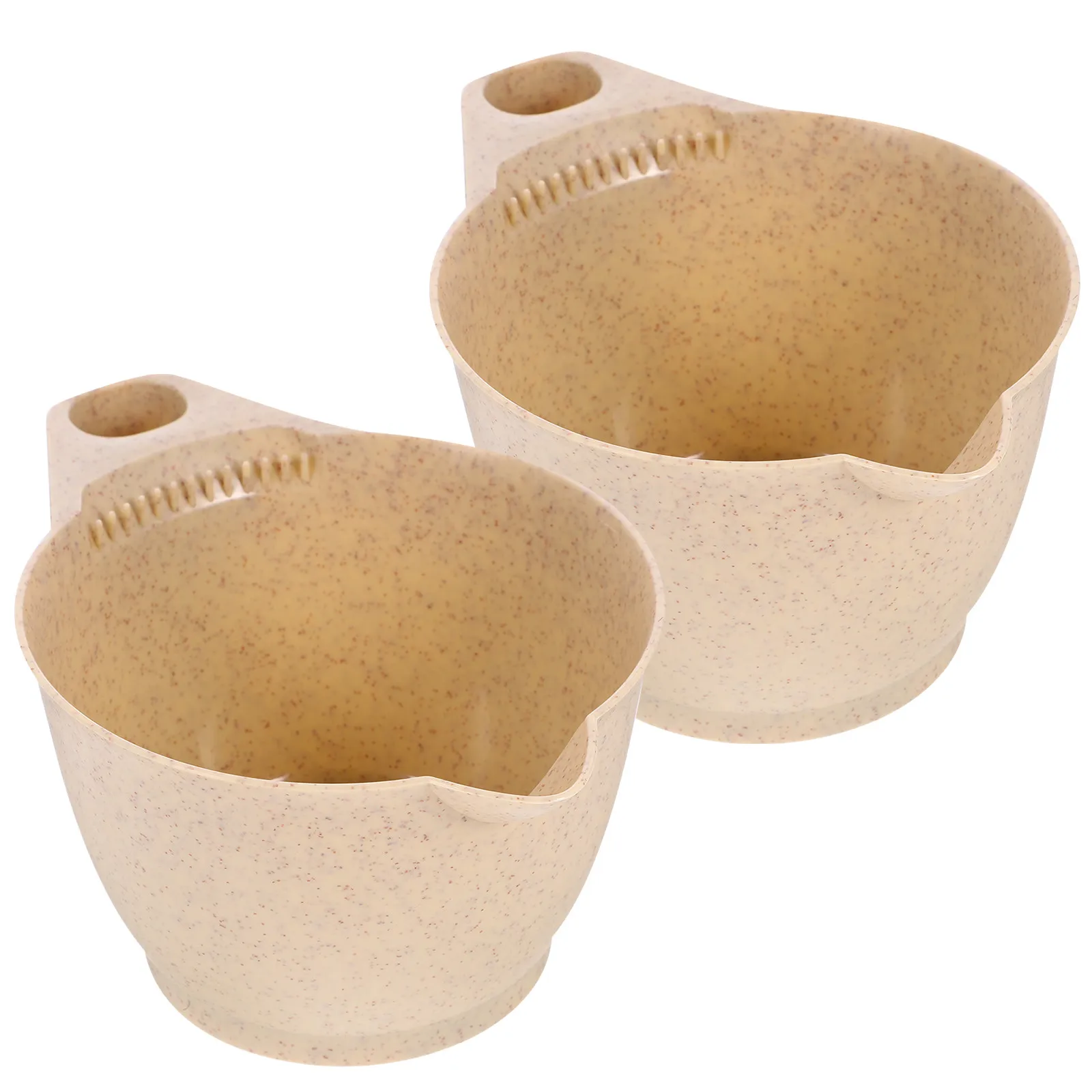 

2Pcs Tint Bowl for Hair Color Sturdy PP Mixing Bowl Reusable Hair Dye Tools Ideal for Highlights Salon Home Coloring Kit