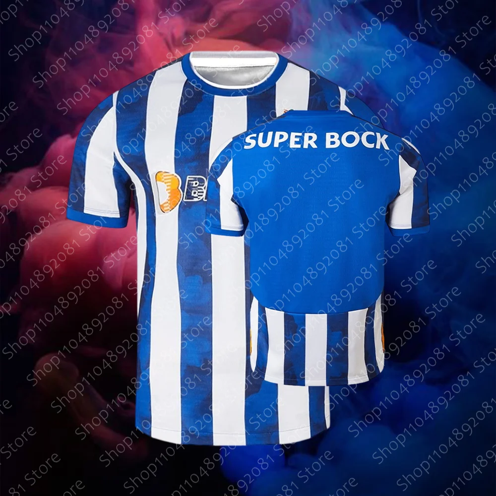 

Porto 24/25 Home/Away Training Football Jersey Adult Kids Summer Oversize T Shirt Soccer Short Sleeve Tops Fashion Men's Clothes