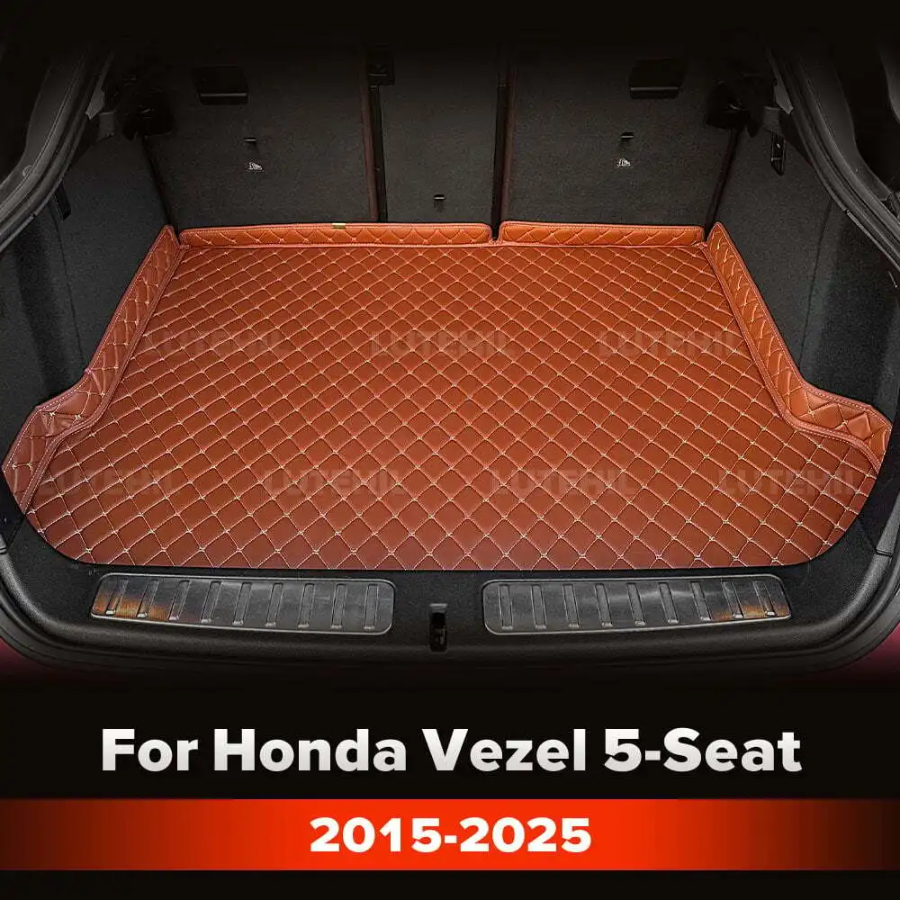 

Для Honda Vezel 5-Seat 2015-2025 изготовленный на заказ коврик для багажника автомобиля, антигрязная накладка, защитный коврик, вкладыш для багажника, авто аксессуары для интерьера