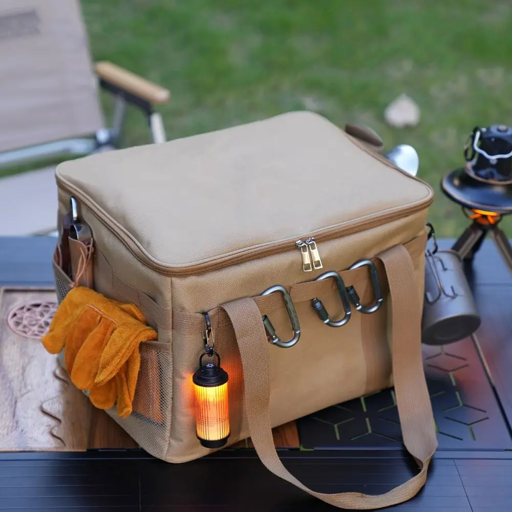 

Waterproof Outdoor Storage Box Folding Design Large Capacity Picnic Organizer Bag Organizer Camping Storage Box