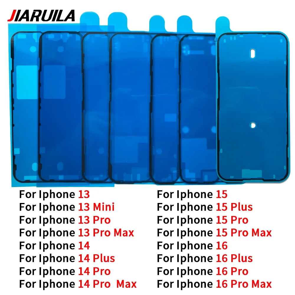 

10PCS Waterproof Adhesive Sticker Tape For Iphone 16 15 14 Pro Max Plus 13 mini LCD Sealant LCD Frame Bezel Seal Tape Glue