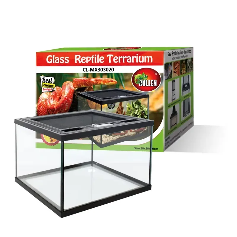 Spacious Terrarium for Turtles and Tortoises 360° Panoramic Reptile Terrarium Rainforest Habitat for Mclanzoo