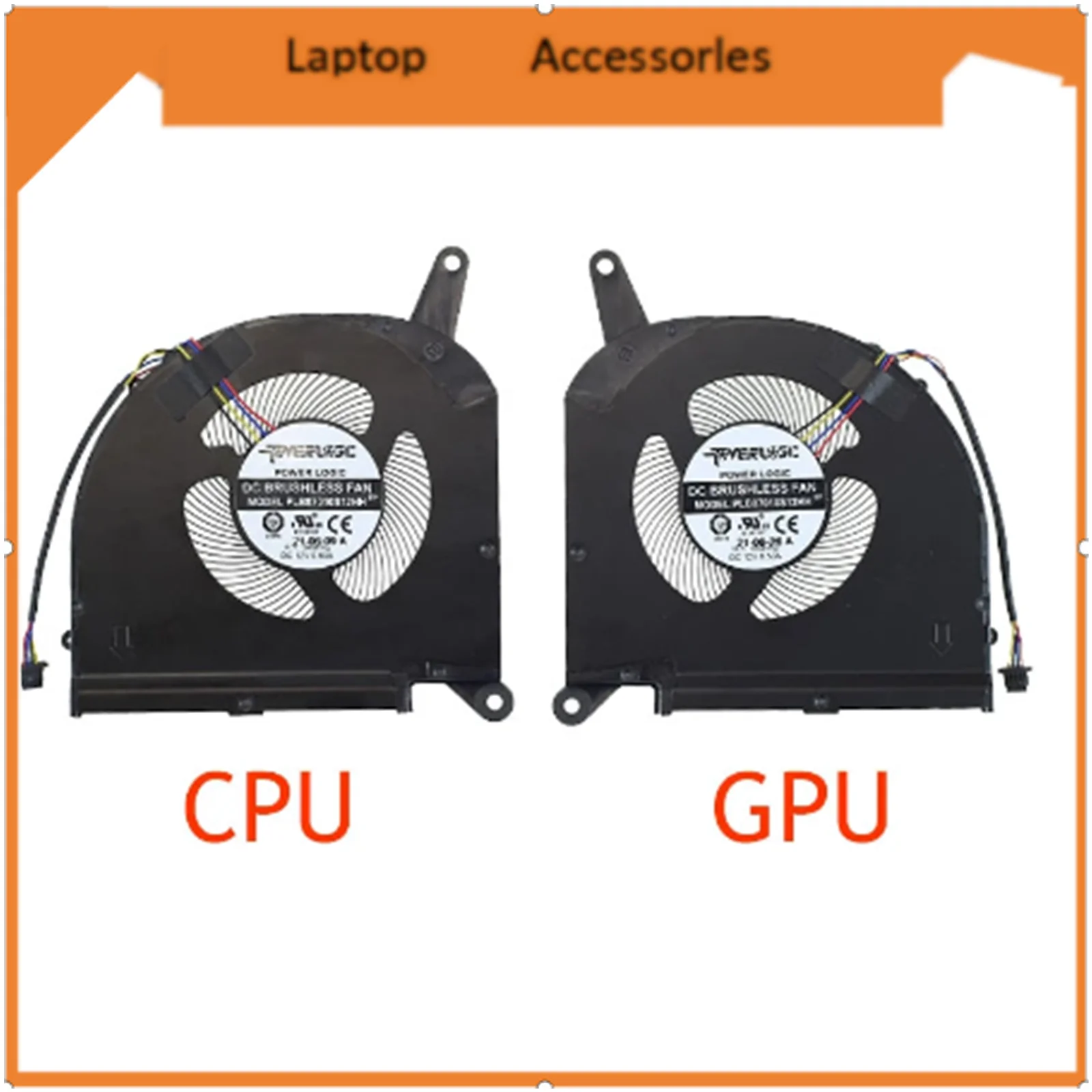 HJ NEW CPU+GPU Cooling Fan for Gigabyte Aorus 15G 15P 17G XC XB RX7G RP77 RP75W RP75XA RP77XA PLB07010S12HH DC12V 0.50A (0.7MM F