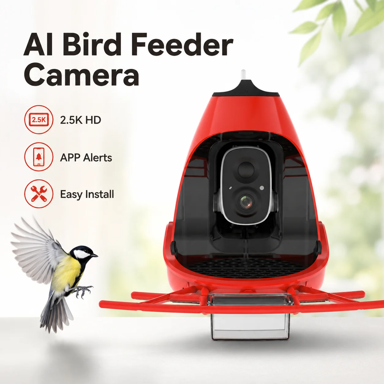 Smart Bird Feeder Camera - Хит продаж: Умная камера-кормушка для птиц