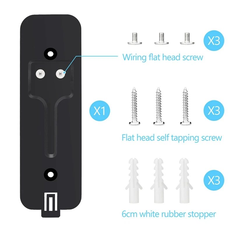 Suitable For Blink Base Plate, Video Doorbell Back Plate, Back Plate Doorbell Hardware Durable Easy Install