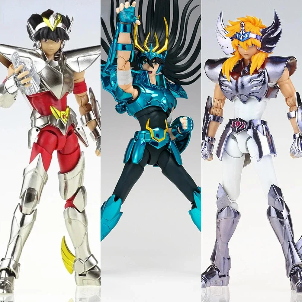 

В наличии отличные игрушки Saint Seiya, миф, ткань, финальная V3 Cygnus Hyoga / Dragon Shiryu Pegasus EX, металлическая броня, экшн-фигурка, модель