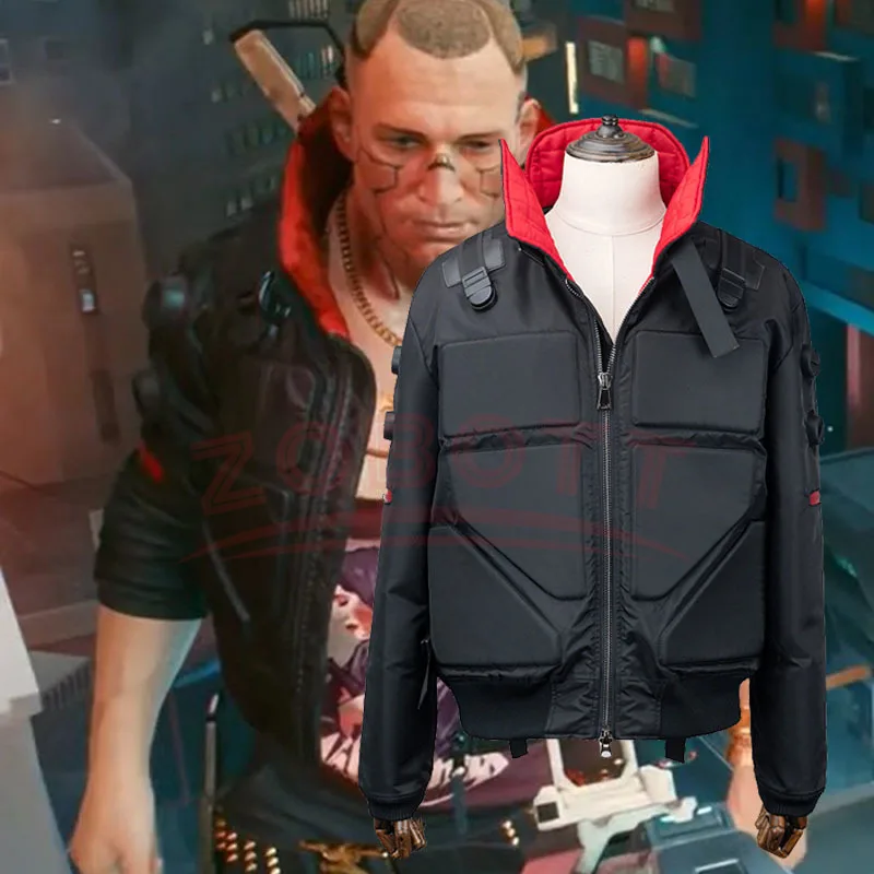 

Костюм для косплея Джеки Уэллса из игры 2077 в стиле аниме-панк, куртка для мужчин, наряд для Хэллоуина и карнавала