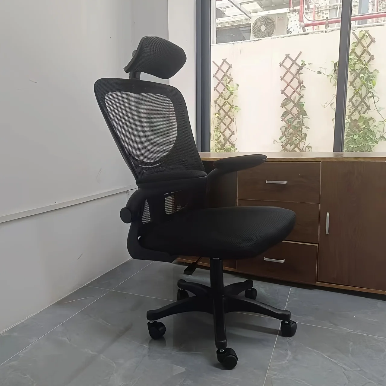 ww Home office chair, gaming chair, equipped with adjustable headrest, support