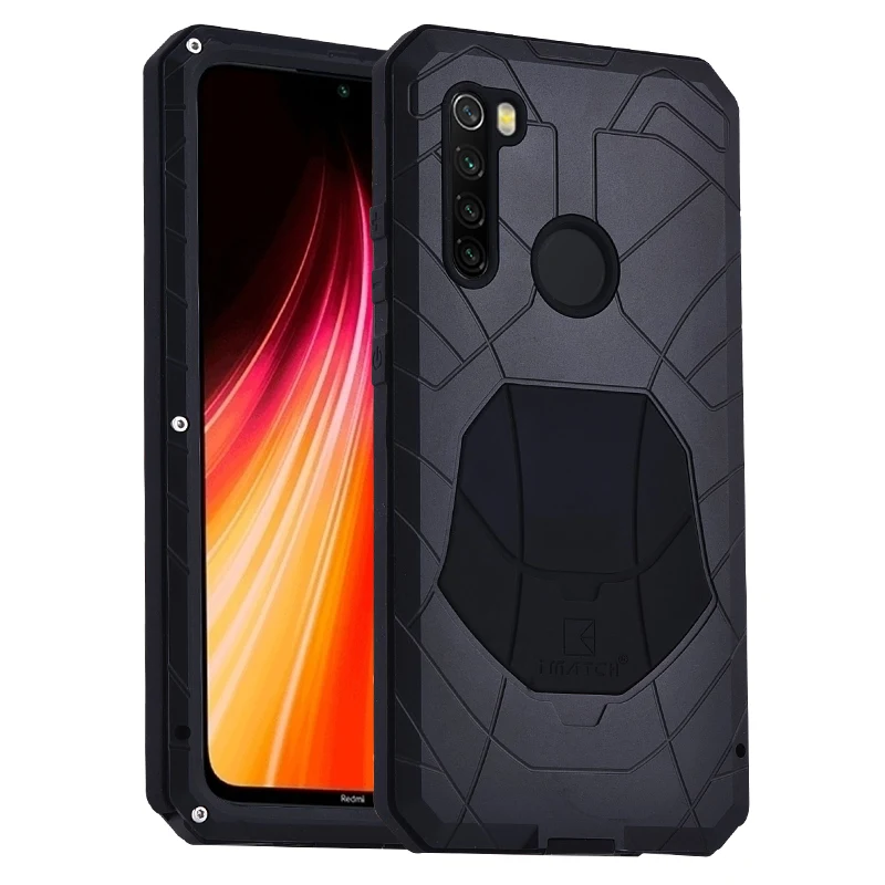 Imatch Aluminum Metal Silicone Shockproof Cover For Xiaomi Mi Note 11 10 10t Pro Case Hard Heavy Duty Protector Case Poco X3 Nfc