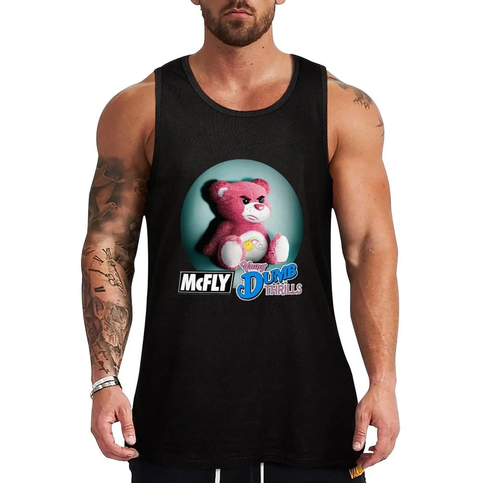 McFly Young Dumb Thrills Tank Top Soft Cotton Tank Top Regular Fit Basic Undershirt