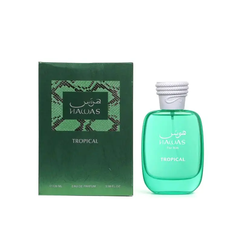 น้ำหอม Rasasi Hawas Tropical Eau De Parfum สำหรับผู้ชาย ขนาด 3.4 ออนซ์
