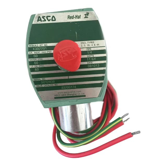 Válvula solenóide ASCO NF8327B002MO 220VAC SCG531C002MS AC220V