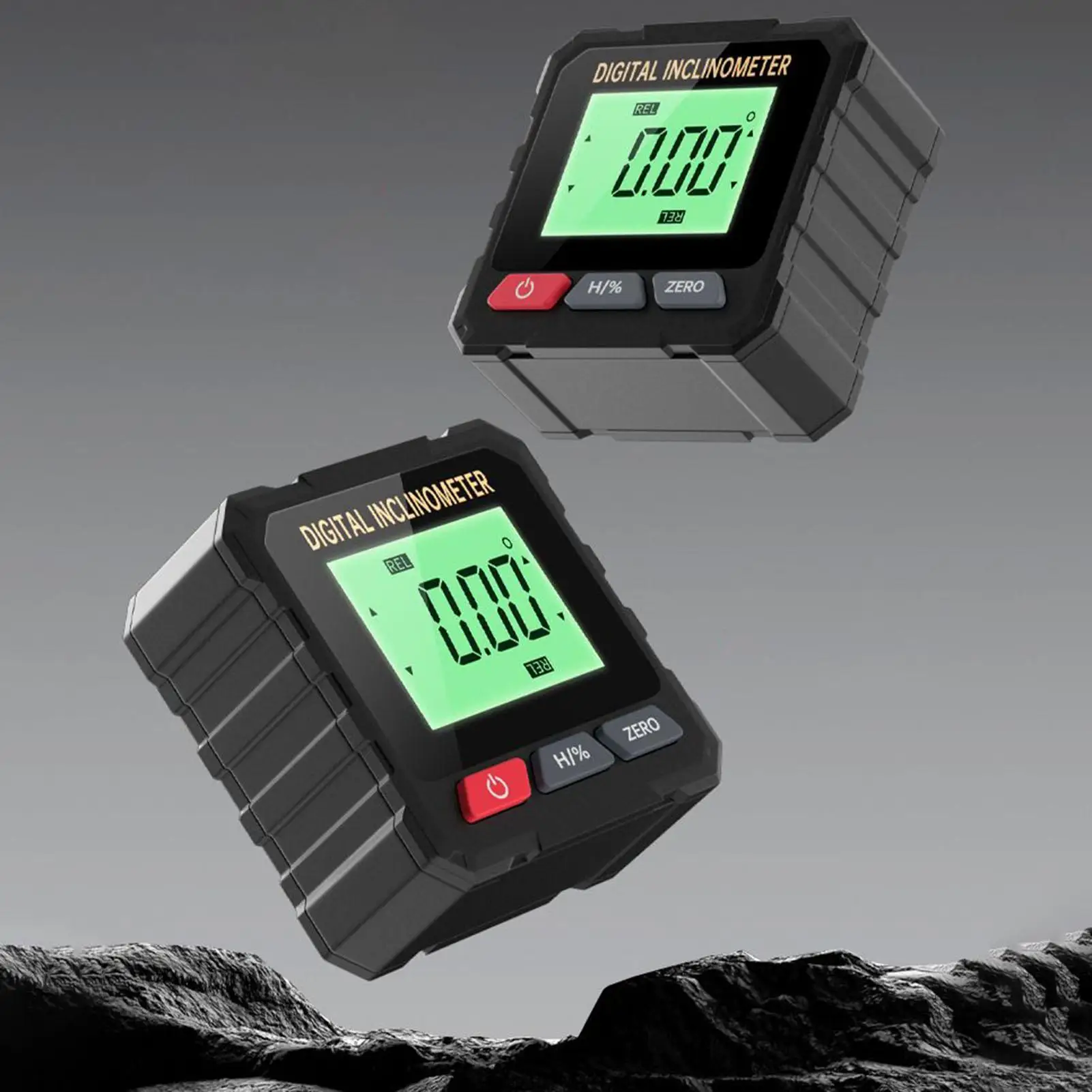 

Цифровой уровень с подсветкой, 4-сторонний магнитный уровень, магнитный угловой датчик для деревообработки, гольфа, дома, ремонта дверей