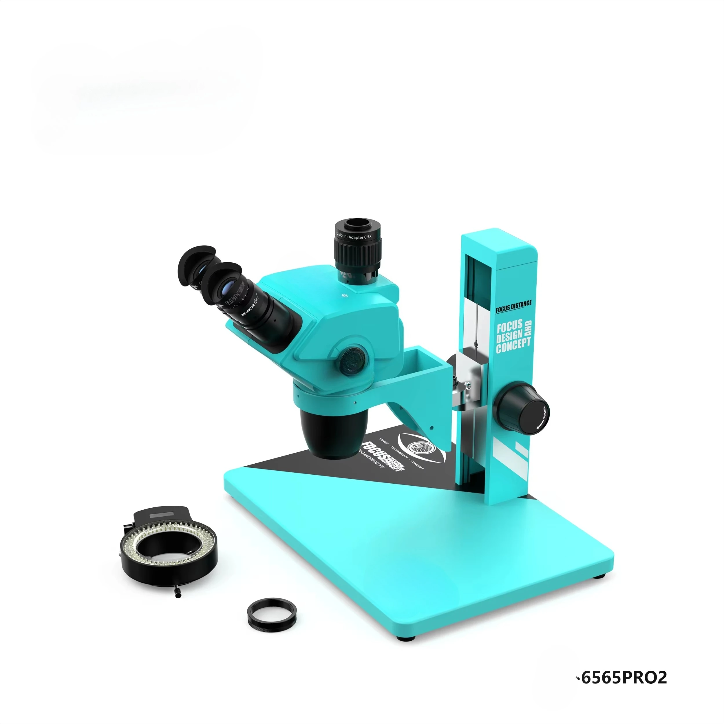 

Gold seller RF4 RF-6565PRO2 9 Gear Zoom Knob Trinocular Microscope Multi-layer Lens Soldering for Mobile Phone Electronics