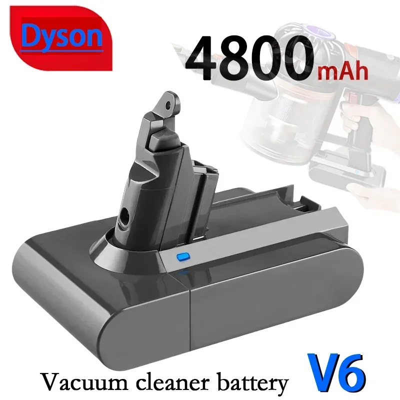 Brand new V6 21.6V 4800mAh Li-ion Battery for Dyson V6 Battery DC58 DC59 DC61 DC62 Vacuum Cleaner SV09 SV07 SV03 SV04 SV06 SV05