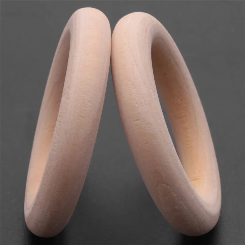 ETRT 10X حلقة خشبية لصياغة المجوهرات اليدوية مقاس 50 مم