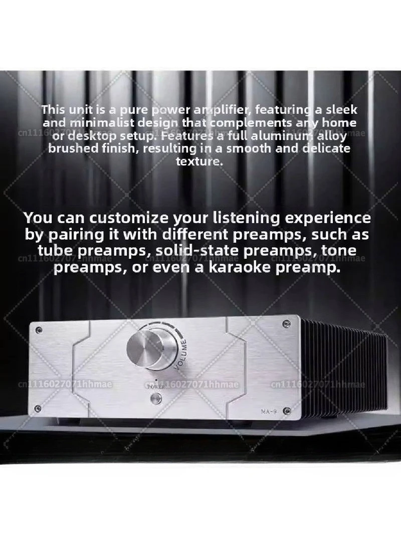 MA-9 Fully Symmetric Circuit Architecture High Temperature High Power Home Desktop Amplifier