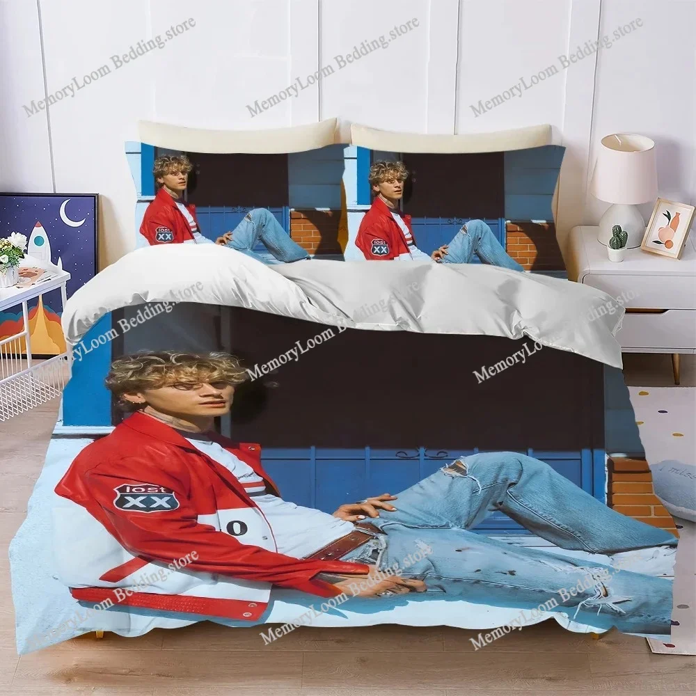 

Rapper M-Machine G-Gun-Kelly Music Duvet Cover Set Bedding Soft Laundry Cotton Bed Four Seasons Student Dormitory Home Textile