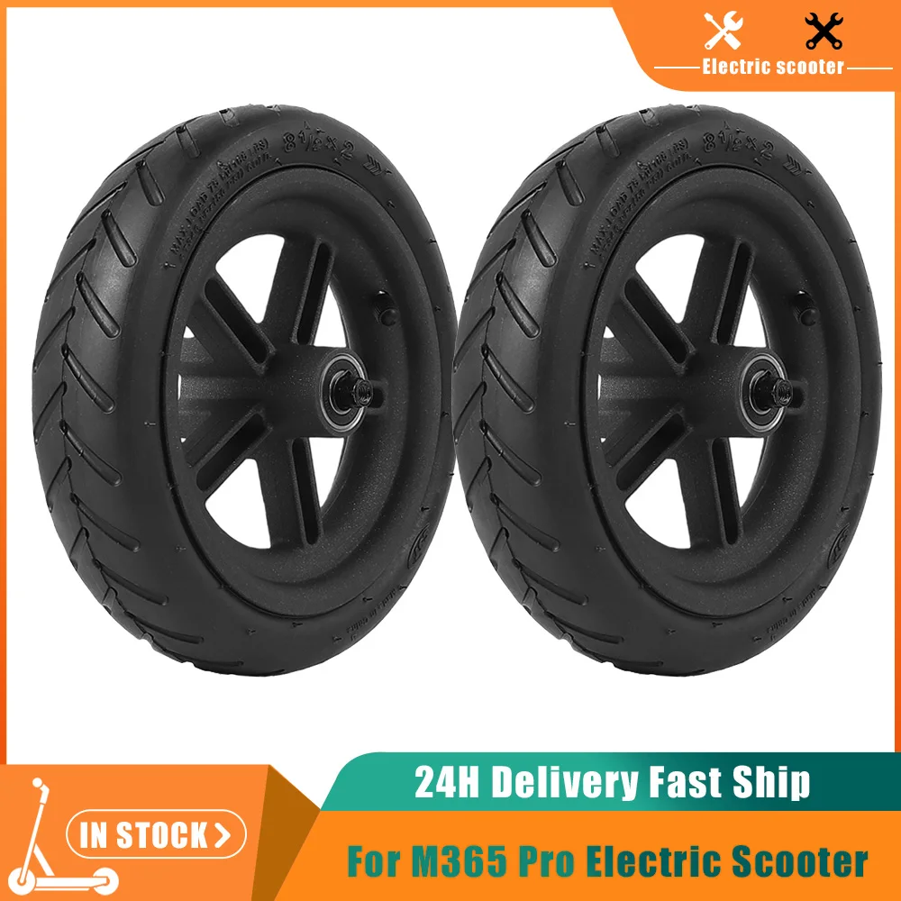 

8 1/2x2 Tyre Rear Wheel Assembly With Tire for Xiaomi M365 M365 Pro Electric Scooter Rear Tire Set Replacement Wheel Parts