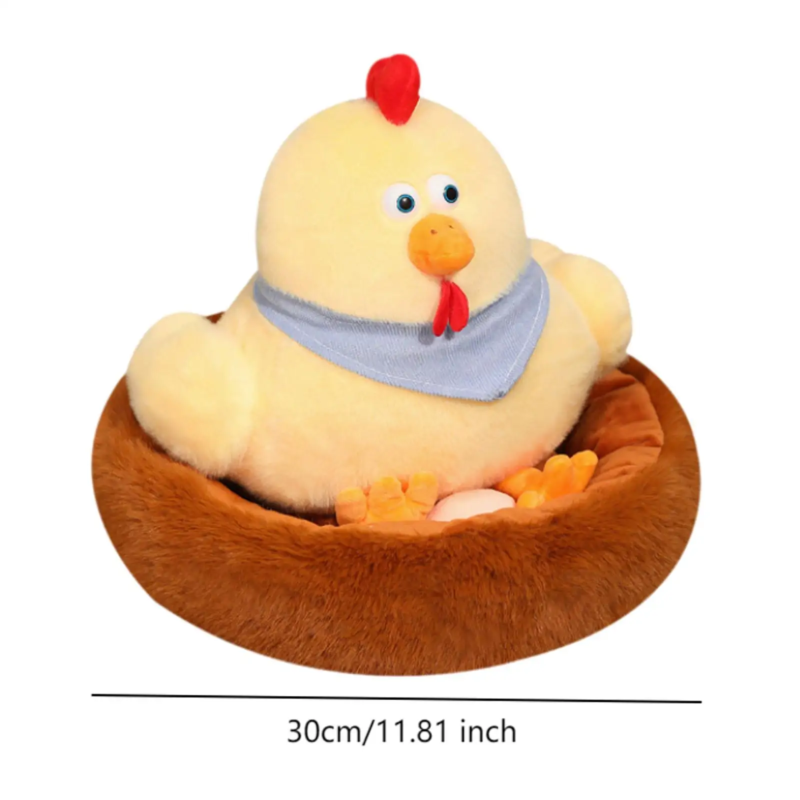 Pollo Coop de peluche de juguete, Animal relleno, muñeco de gallina ponedora para recuerdo de fiesta para niños