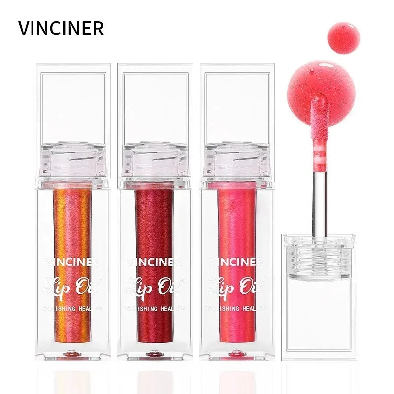 Parel kleurverandering lipgloss, spiegellipgloss rijk, water lichtverandering kleur hydraterende lipgloss (parel kleurverandering)