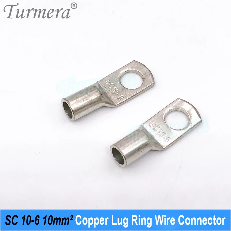 電動圧着コネクタ,SC10-6/10mm ² 銅線,3.2v,280ah,320ah,LiFePo4バッテリー用端子