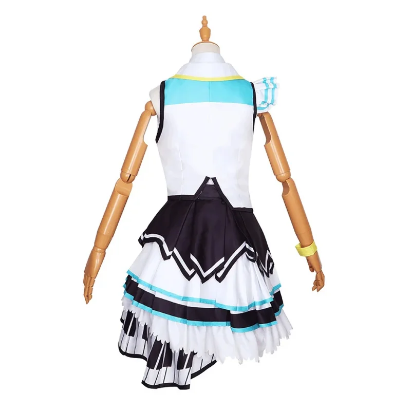 QQ38Anime Project Sekai MORE JUMP أزياء تنكرية Airi Shizuki Kiritani Haruka Hanasato Minori شعر مستعار أحذية الزي الرسمي Sui