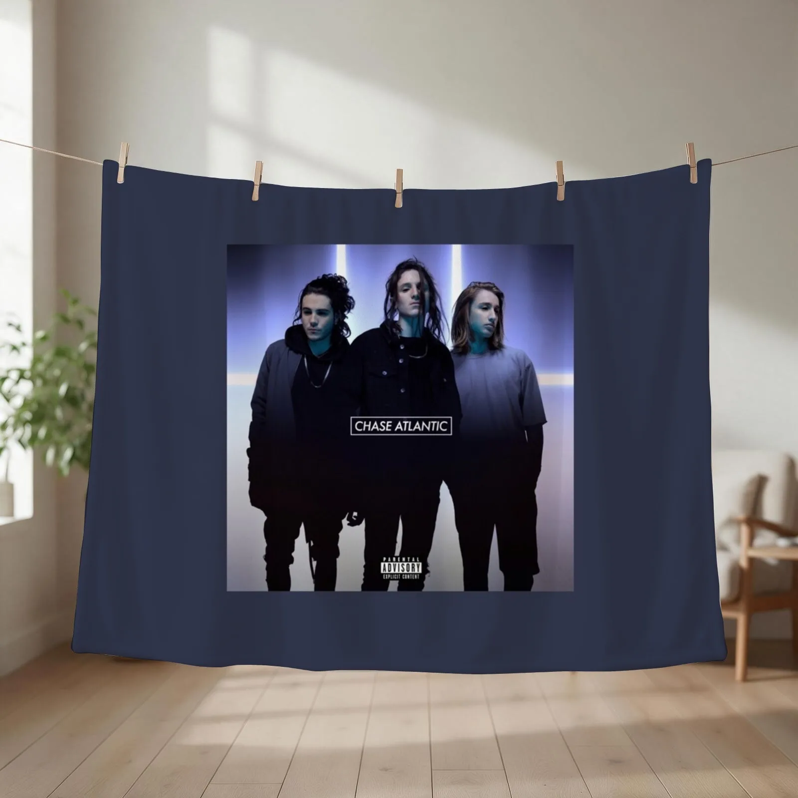 chase atlantic Throw Blanket Thin for sofa heavy to sleep Loose Blankets