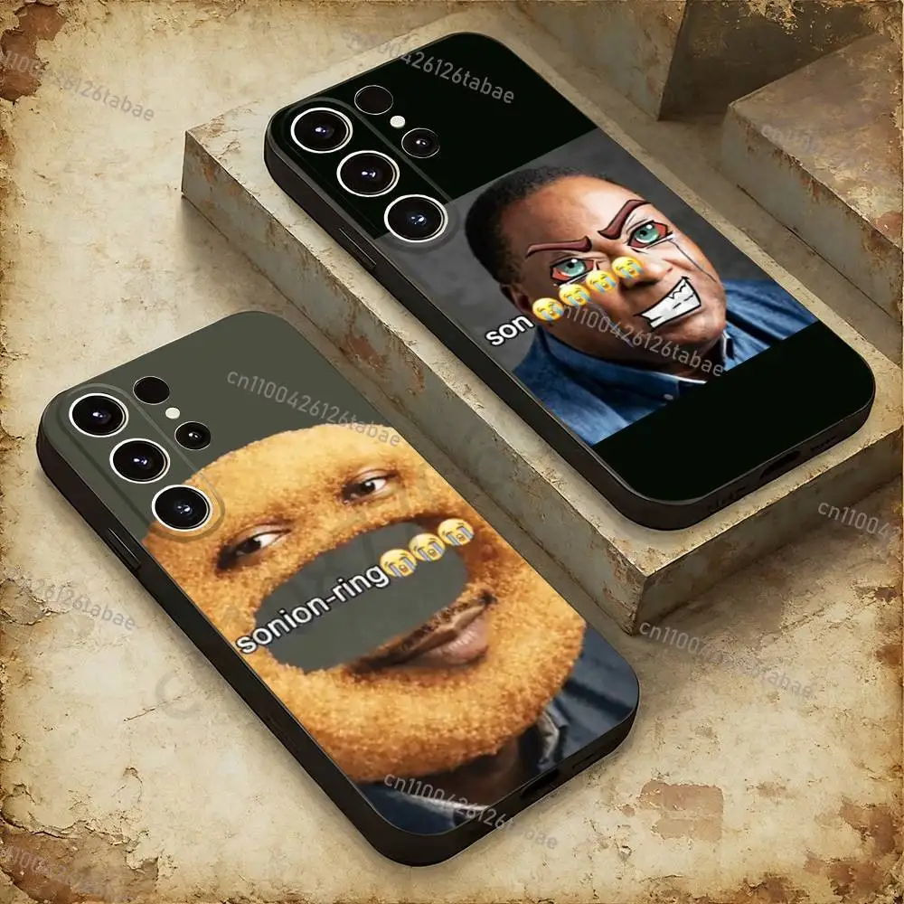HOT Crying Emoji Son  Phone Case For Samsung GalaxyA53,51,72,73,31,30,42 Soft Silicone Phone Protective Case