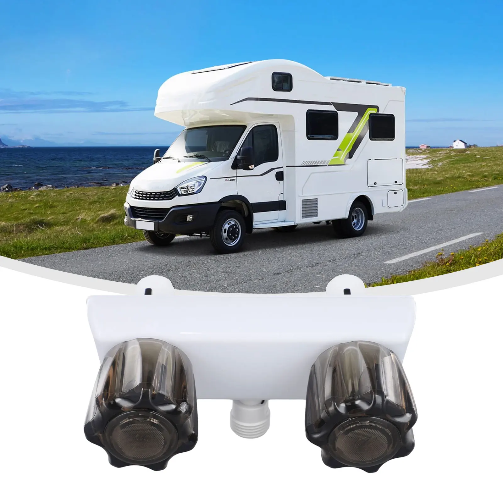 Camper Shower Faucet Motorhome Faucet Diverter Camper Travel Trailer Easy To Use High-quality Materials For RV