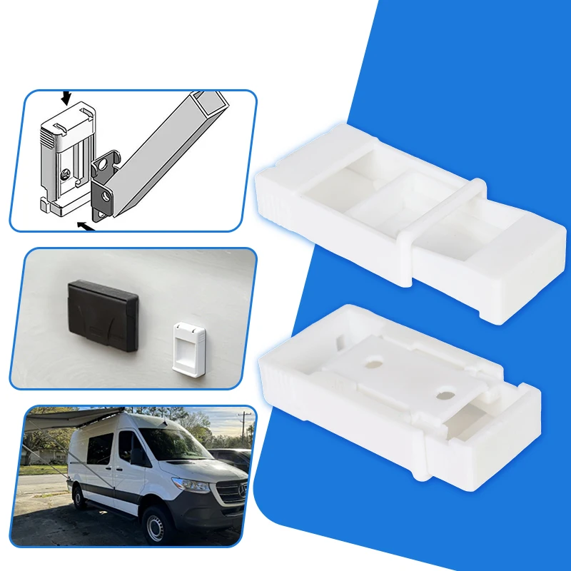 1set for Thule Omnistor Awning Wall Bracket Fit Upright Legs Retractable Awnings RV Campervan Caravan Awning Mounting Accessory