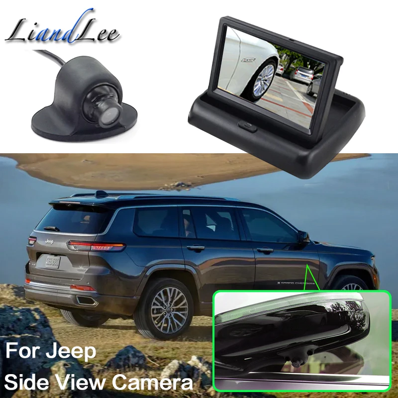 

For Jeep Cherokee Commander Parking assist Camera Image Car Night Vision HD Front Side Rear View CAM Right Blind Spot Camera