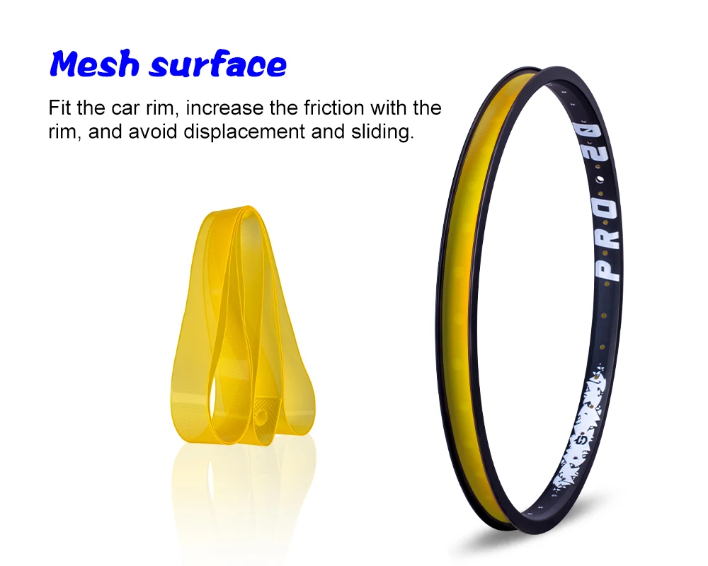 Funsea Felgenband PVC 18" 20" 26" 27,5" 29" Fahrradzubehör für MTB BMX Cruiser 0,3mm 0,6mm Dicke 30mm 32mm Breite Ersatzteile – Detail 4